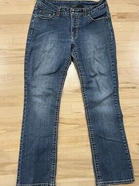 Y2K VSH Bootcut Jeans Women’s Size 10 – Flap Pockets, Mid-Rise Stretch Denim